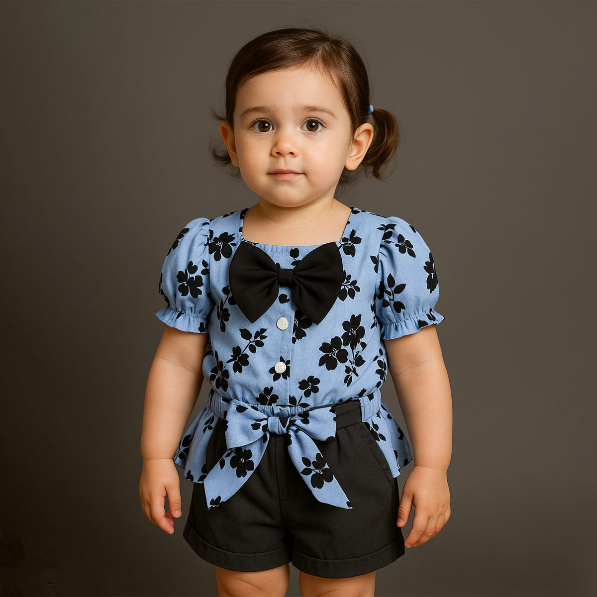 2-Pcs Baby Girl Set Floral Set
