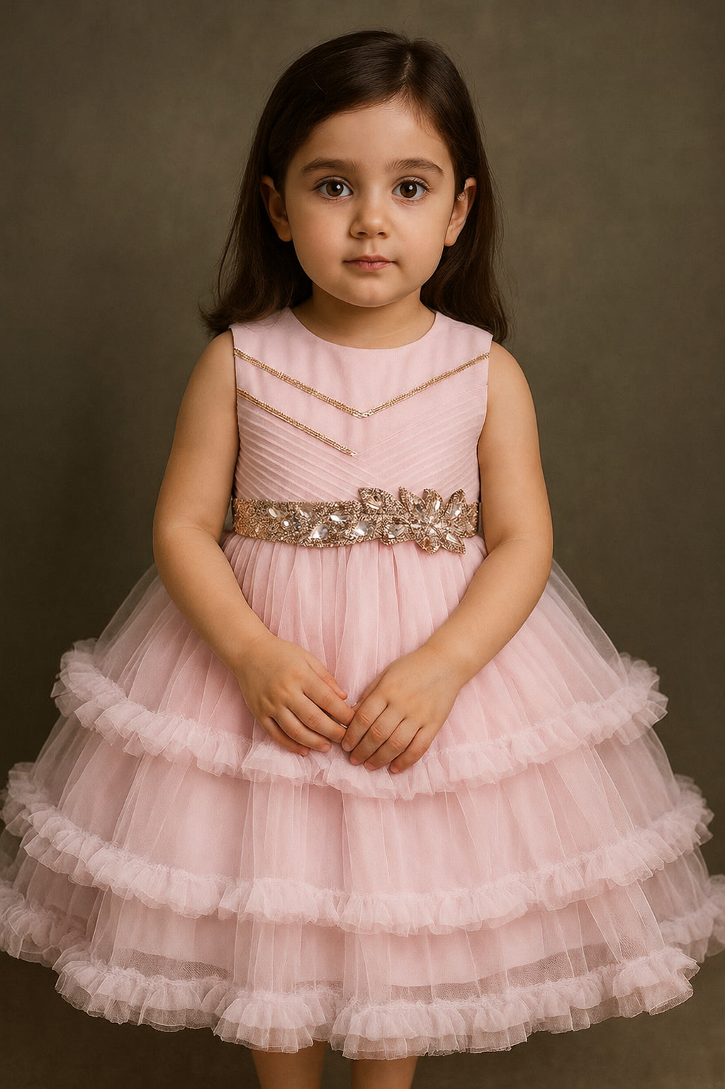pretty girls frock set cotton soft summer