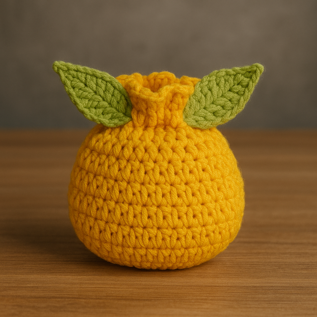 baby girl pouch lemon design hand made