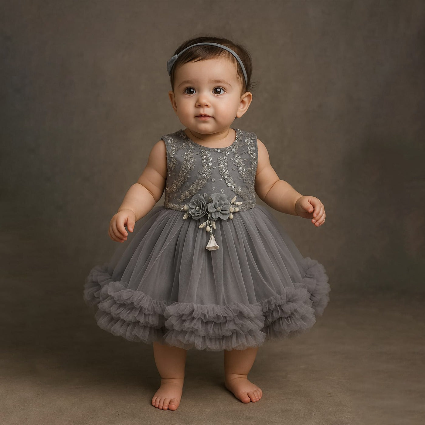 Girls birthday frocks in 4v colours Baby Toddler Cute 1pcs Set