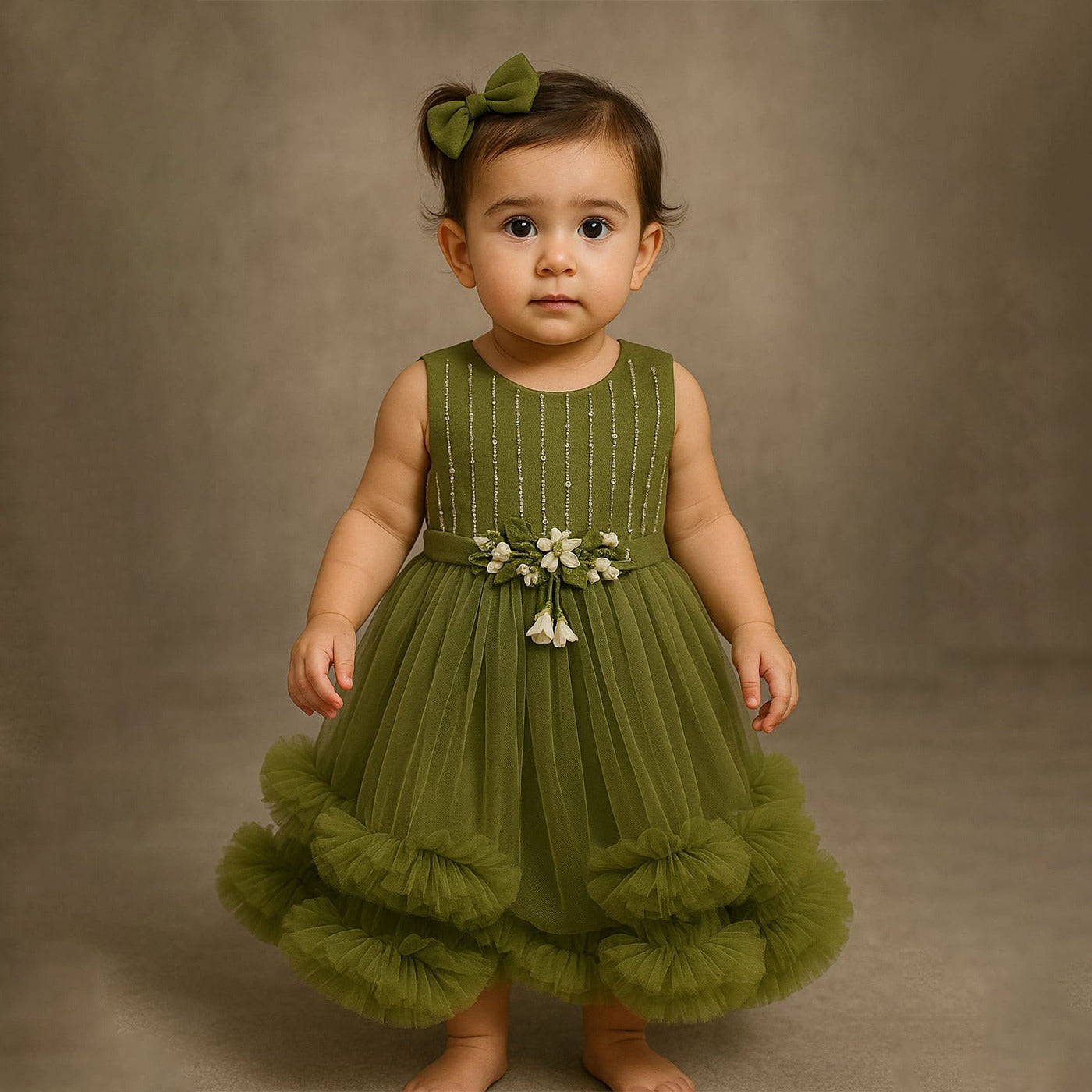 Girls birthday frocks in 4v colours Baby Toddler Cute 1pcs Set