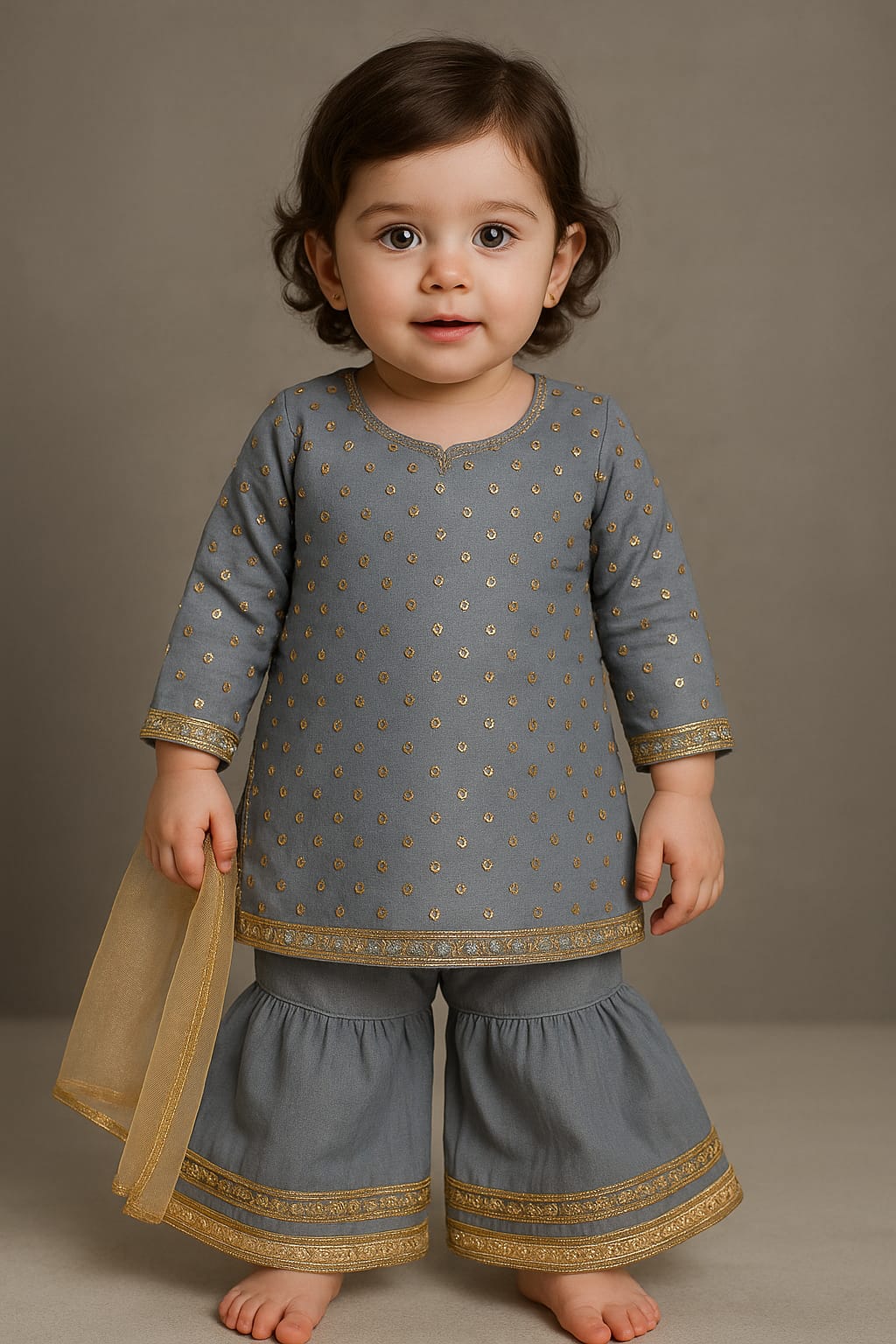stylish baby sharah sets for your lovely girl 3 piece