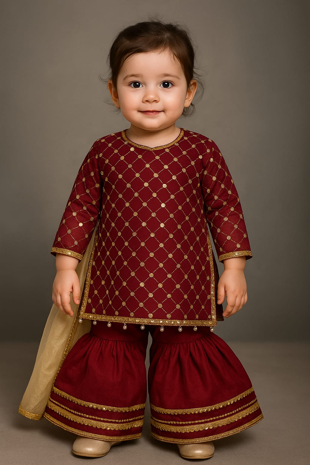 stylish baby sharah sets for your lovely girl 3 piece