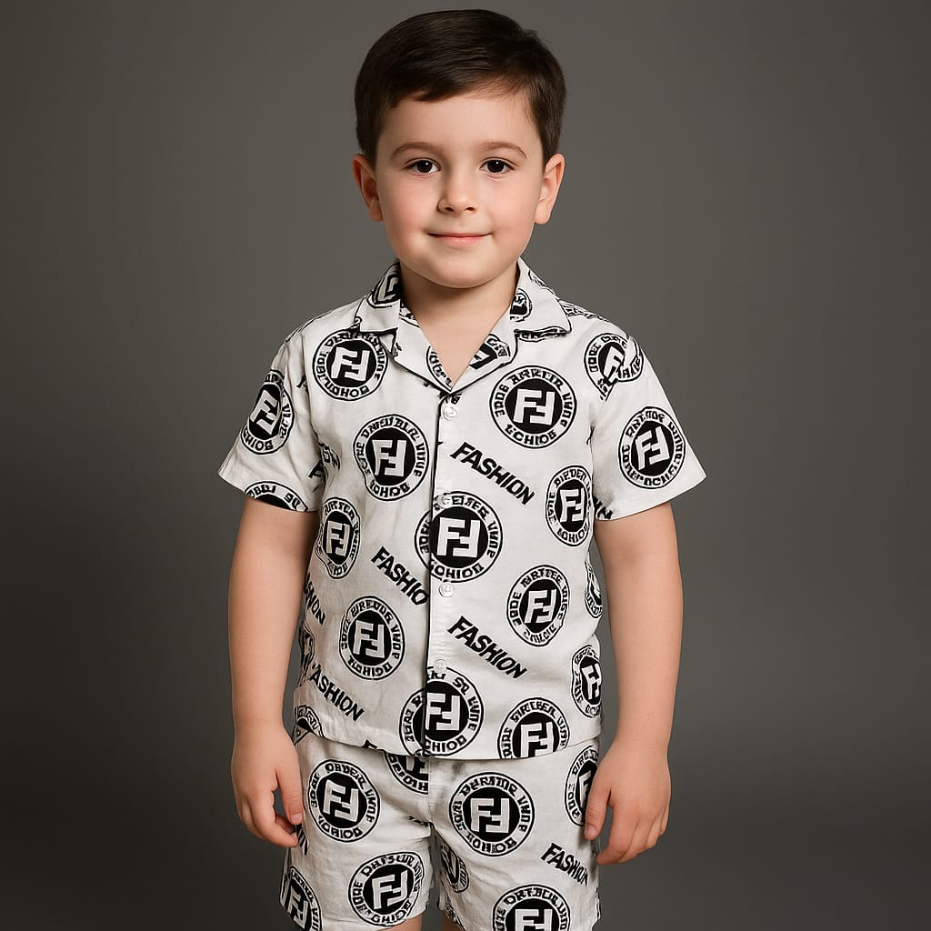 2 piece dress kids baby suit night summer imported