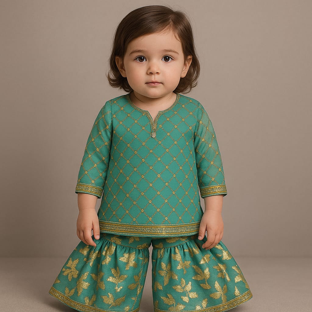 stylish baby sharah sets for your lovely girl 3 piece