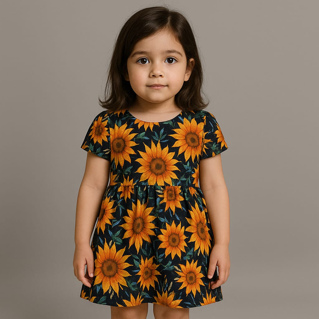 sunflower style summer jumpsuit girls