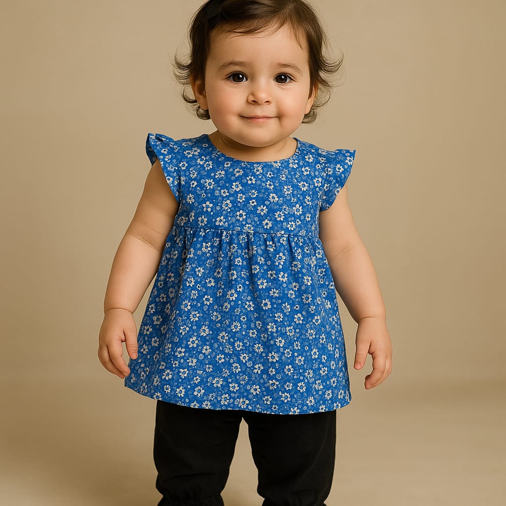 2 piece frock top shorts summer for cute girls