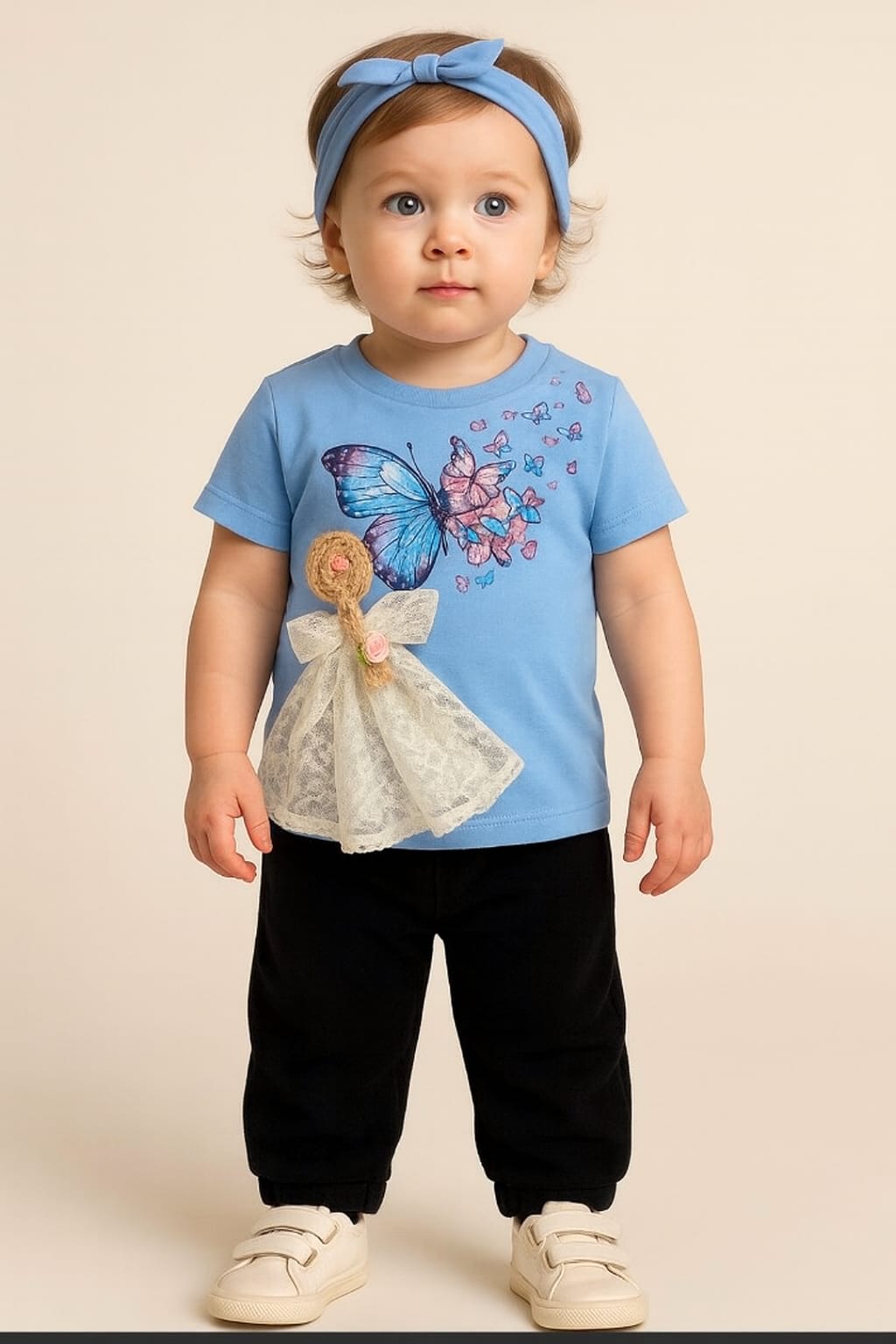 3D dress for little ones baby set