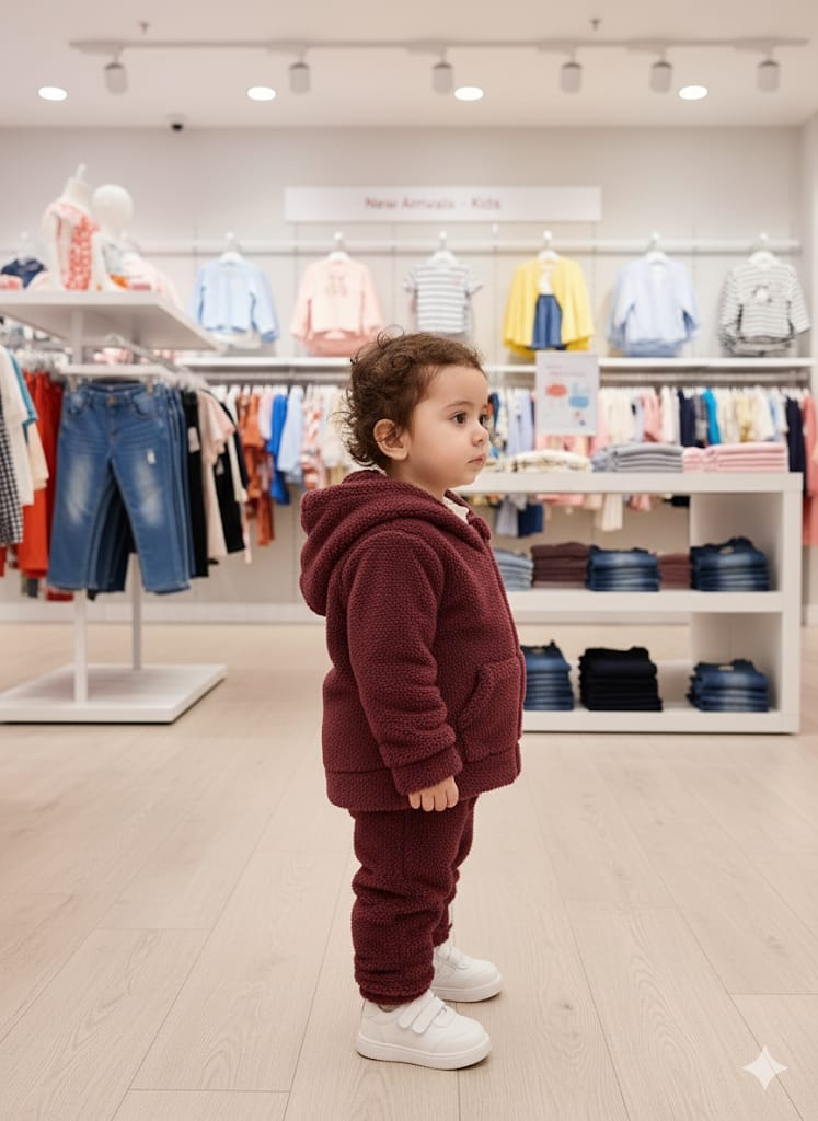 Girls Warm Set for Winter Maroon