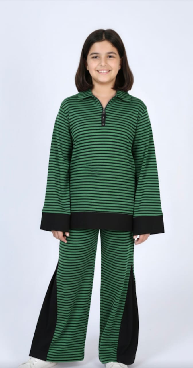 lines green dress midseason 2 piece