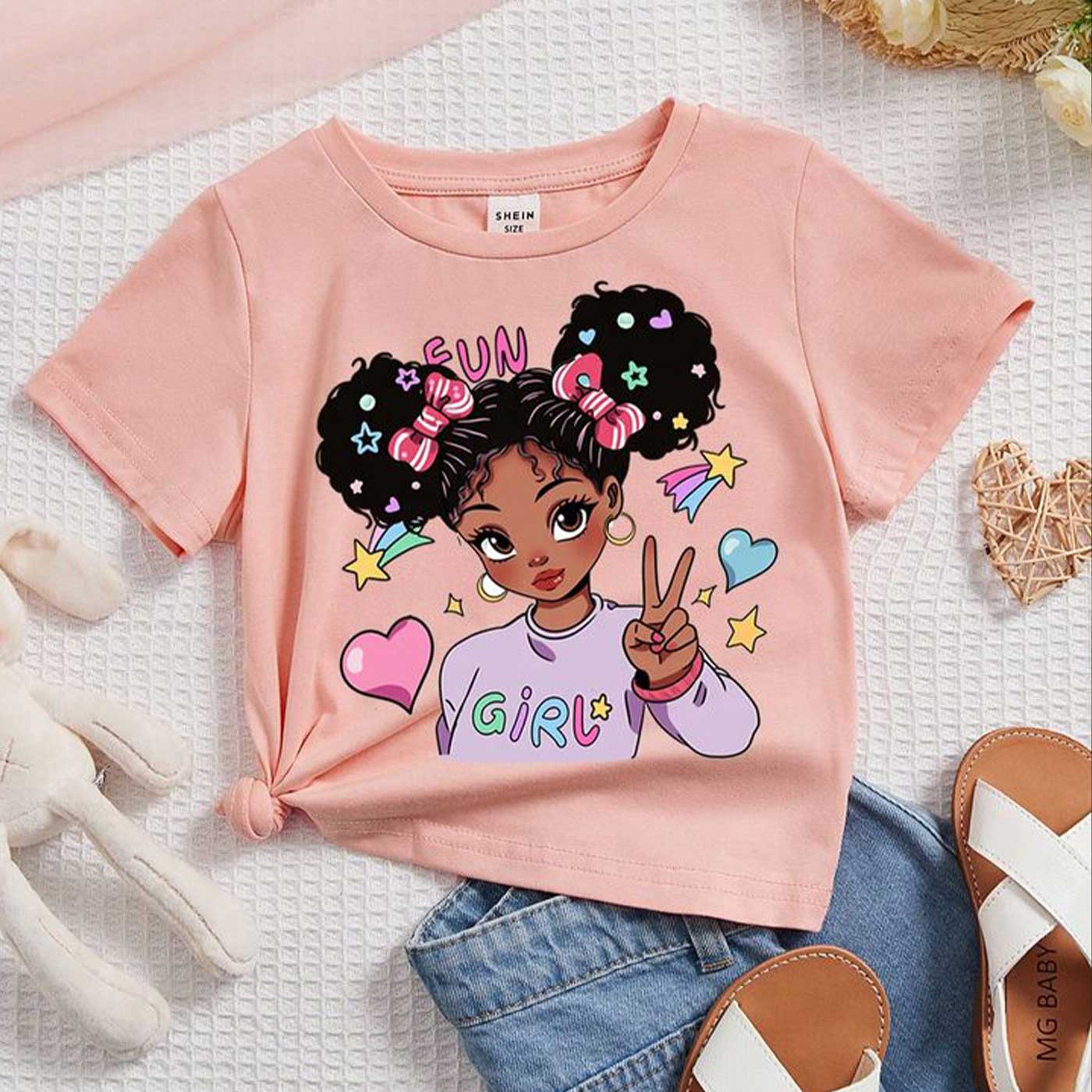 Summer Girls T-shirt Short Sleeve