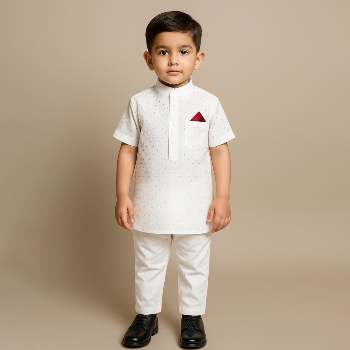 Summer Boys White Kurta Shalwar