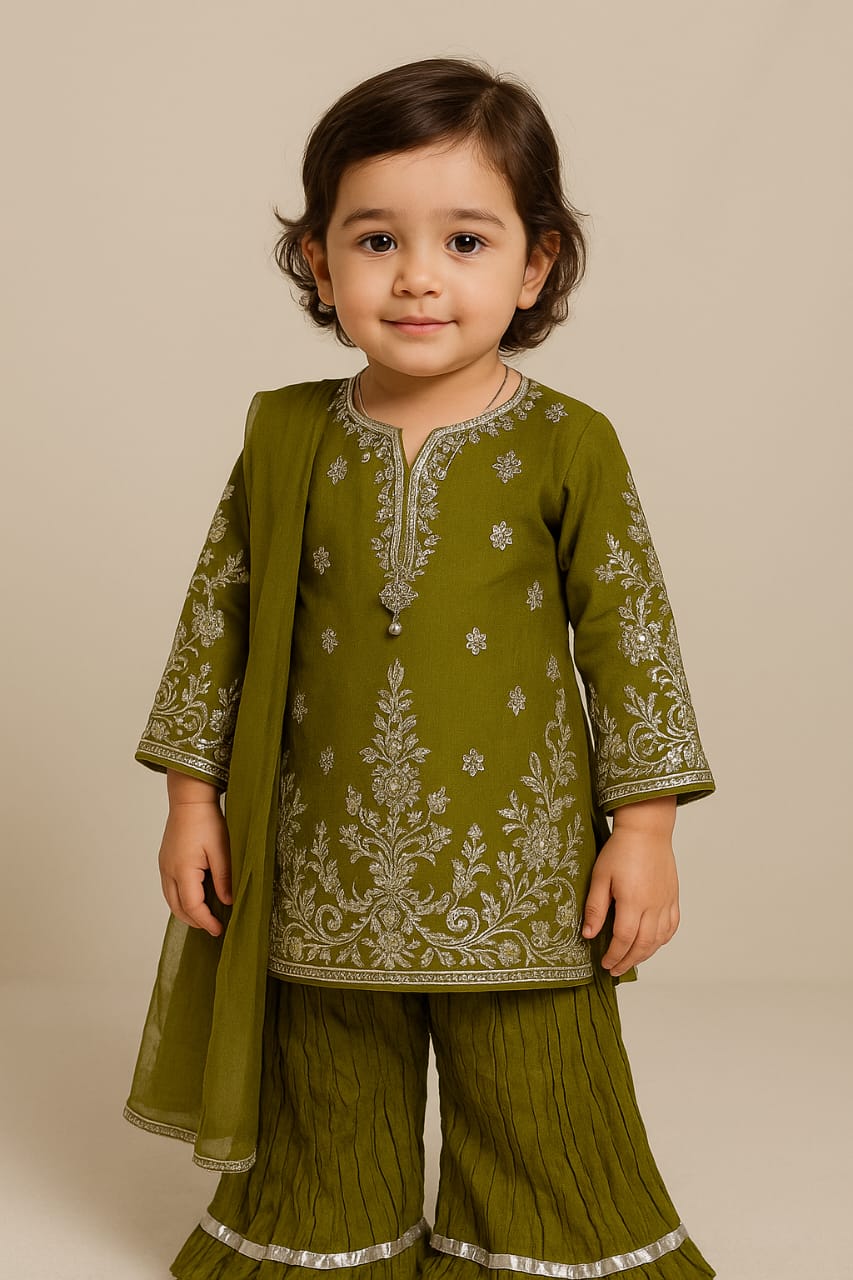 Girls Toddler Lehanga Festival Dress Style
