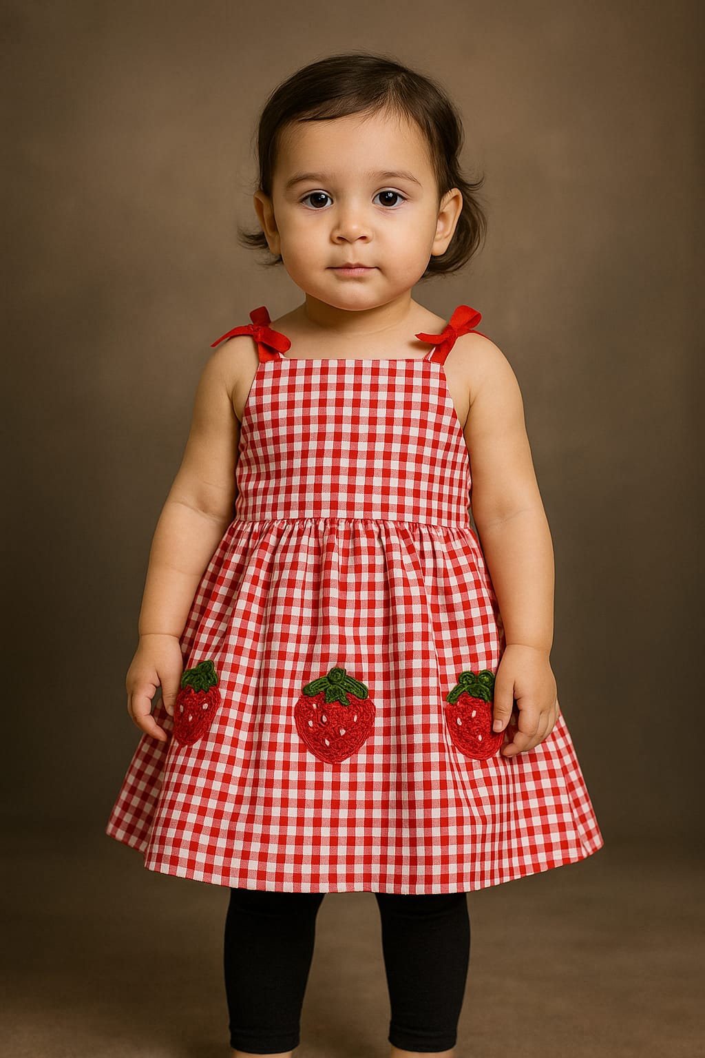 Summer Girls Toddler Cute Dress frock blue and red