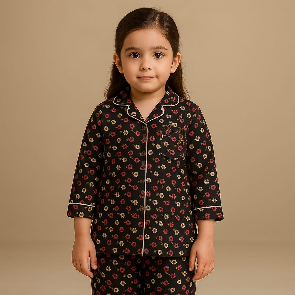 Girls Toddler 2 piece night suit pajama set baby kid