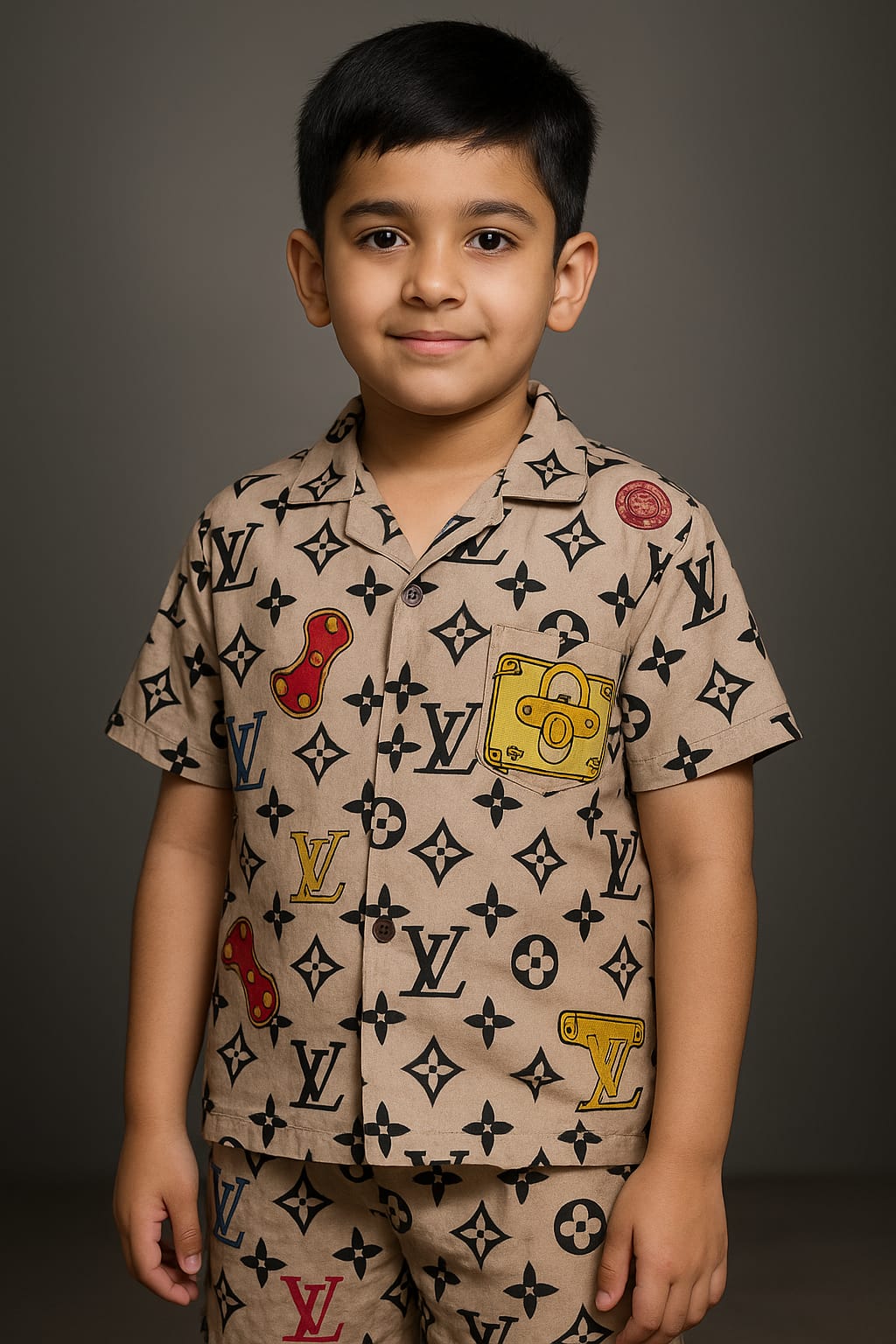 Boys 2 piece night suit Short Sleeve