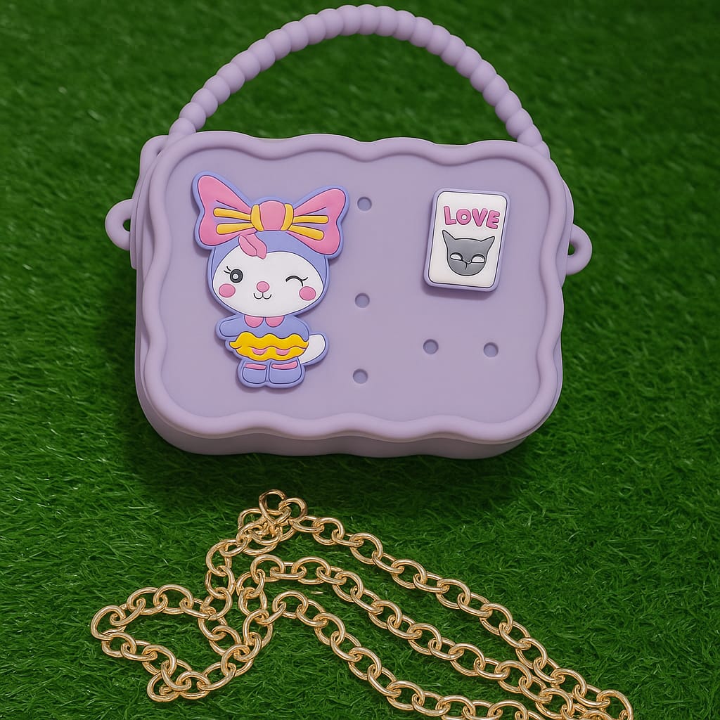Girls cute purse cartoon design