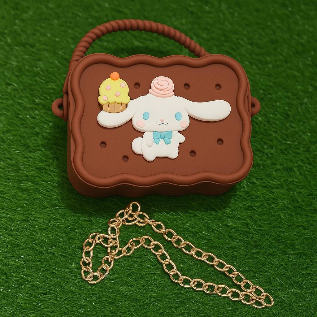 Girls cute purse cartoon design