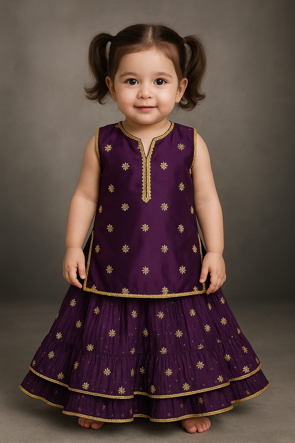 Girls Toddler Lehanga Festival Dress Style