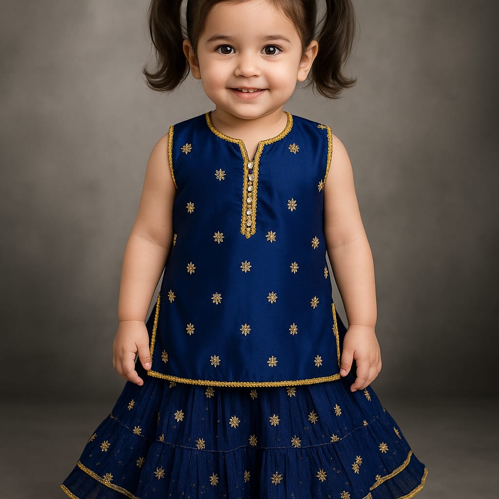 Girls Toddler Lehanga Festival Dress Style