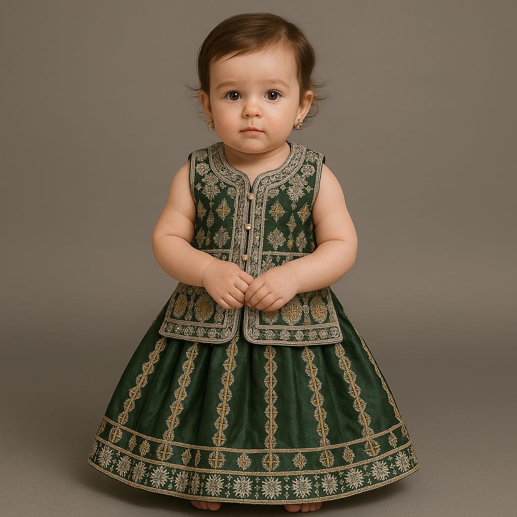 Girls Toddler Lehanga Festival Dress Style