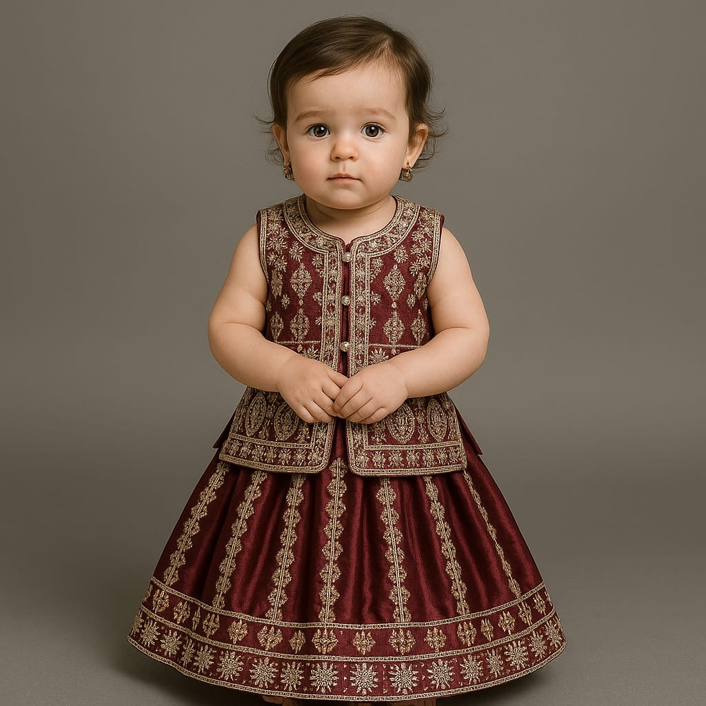 Girls Toddler Lehanga Festival Dress Style