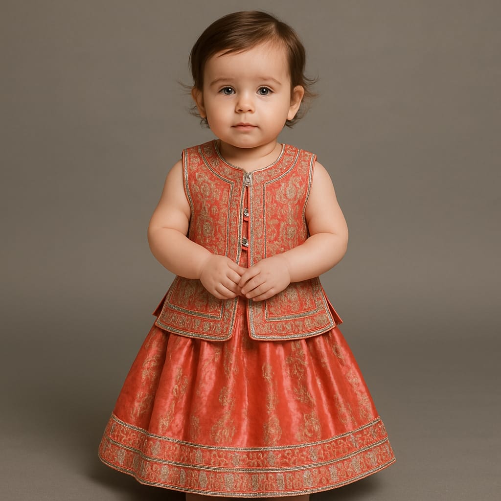 Girls Toddler Lehanga Festival Dress Style