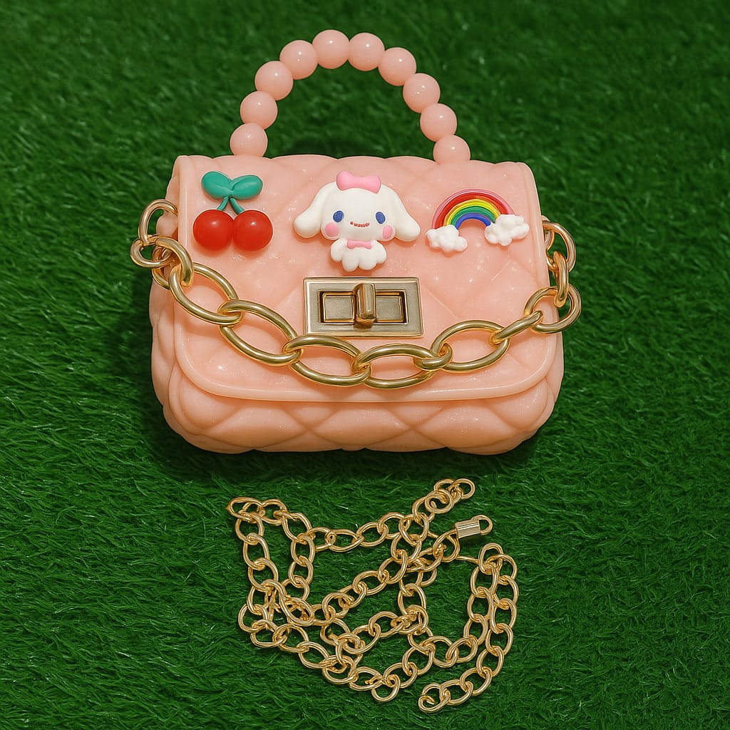 Girls cute purse cartoon design