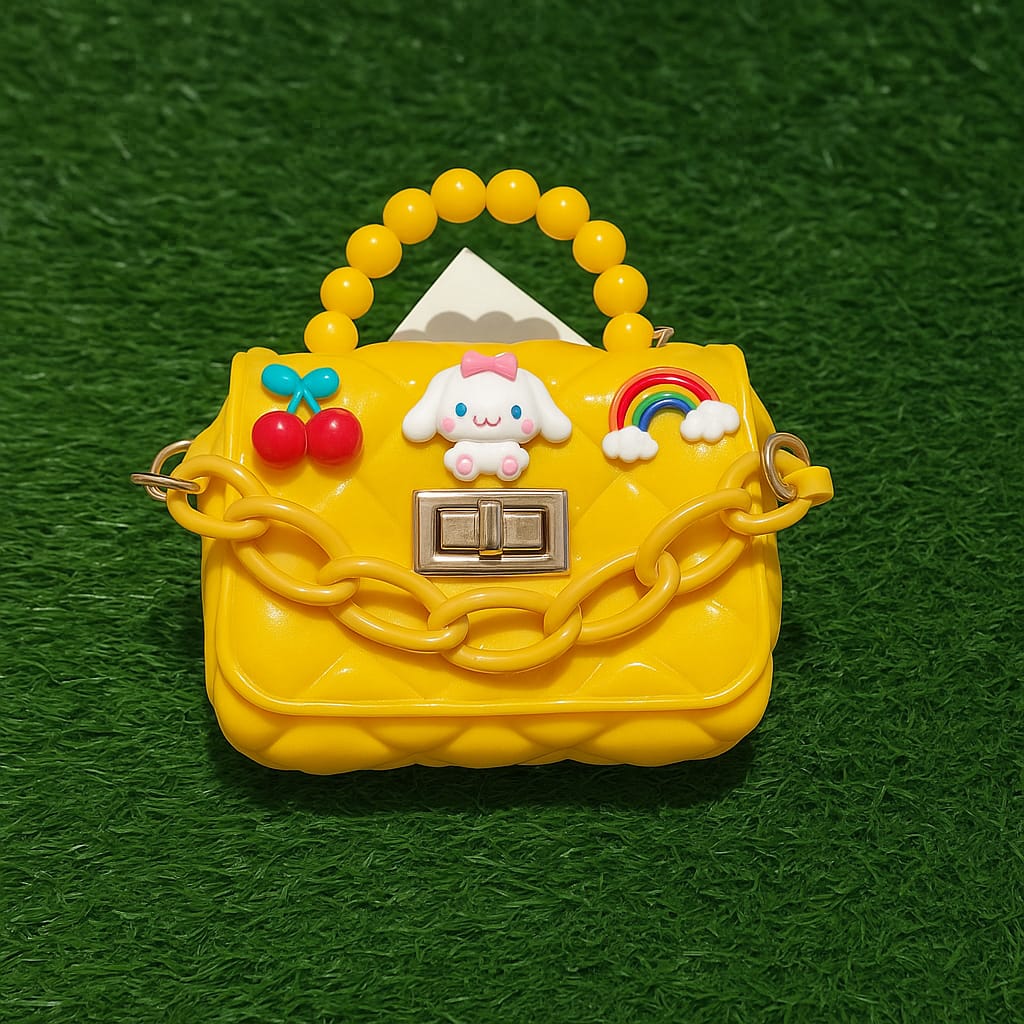 Girls cute purse cartoon design