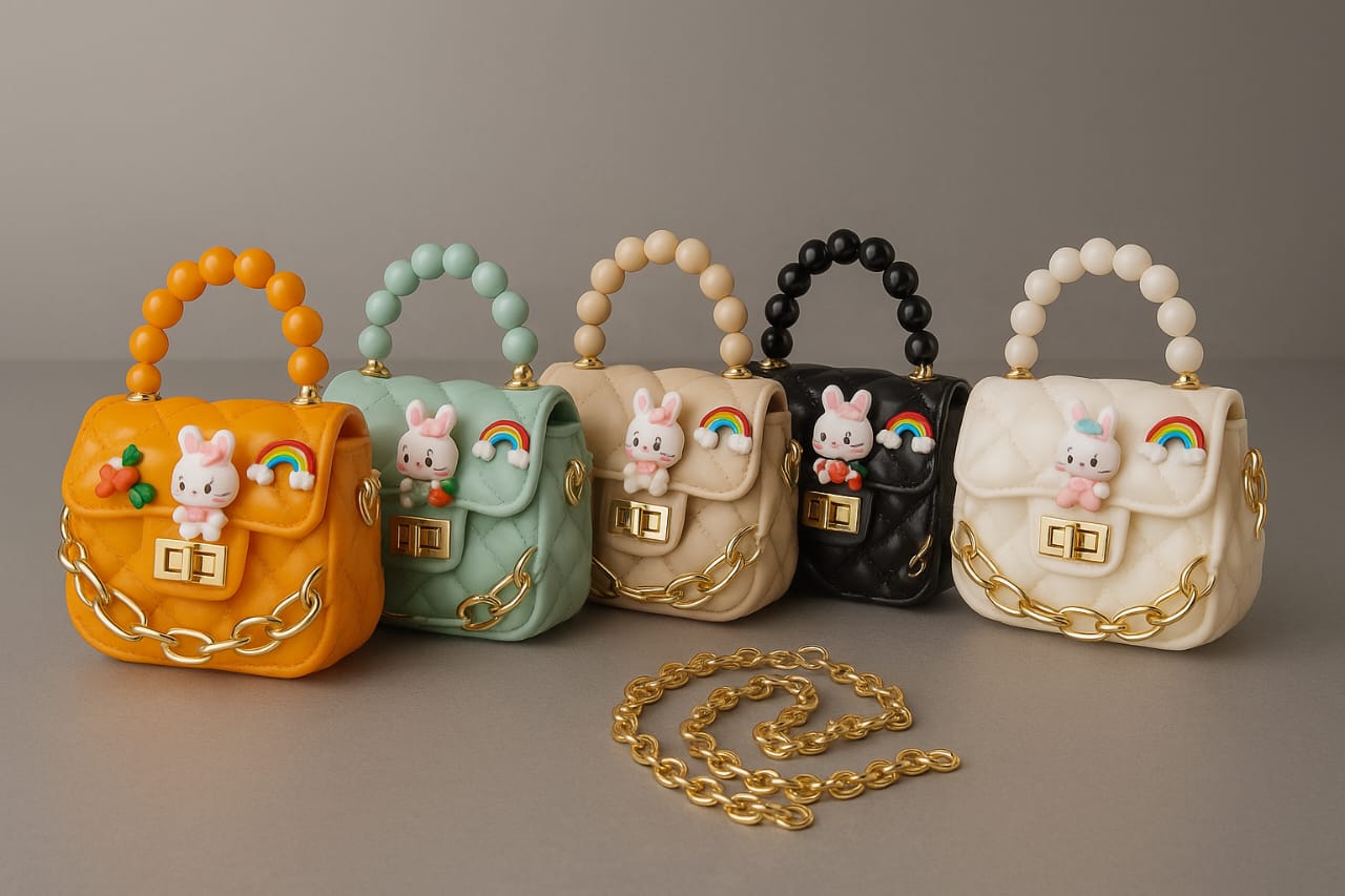Girls cute purse cartoon design