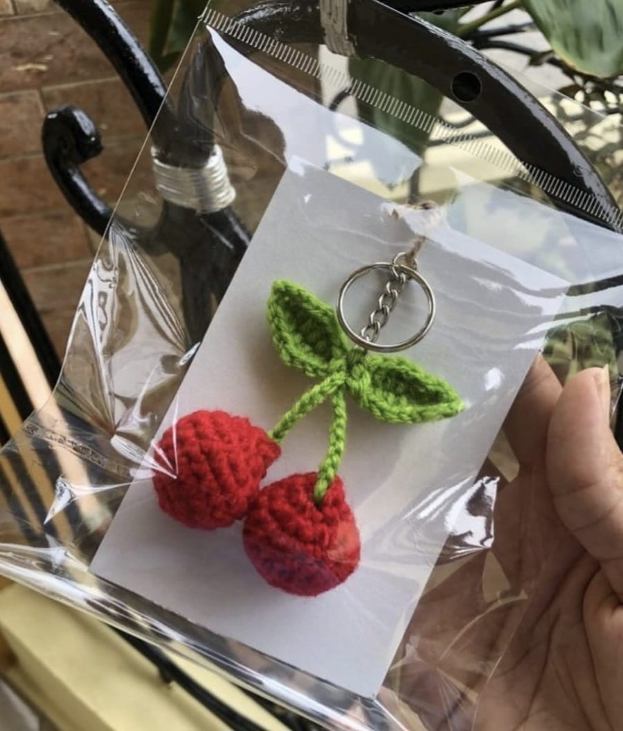 Girls cute hand made cherry pins design