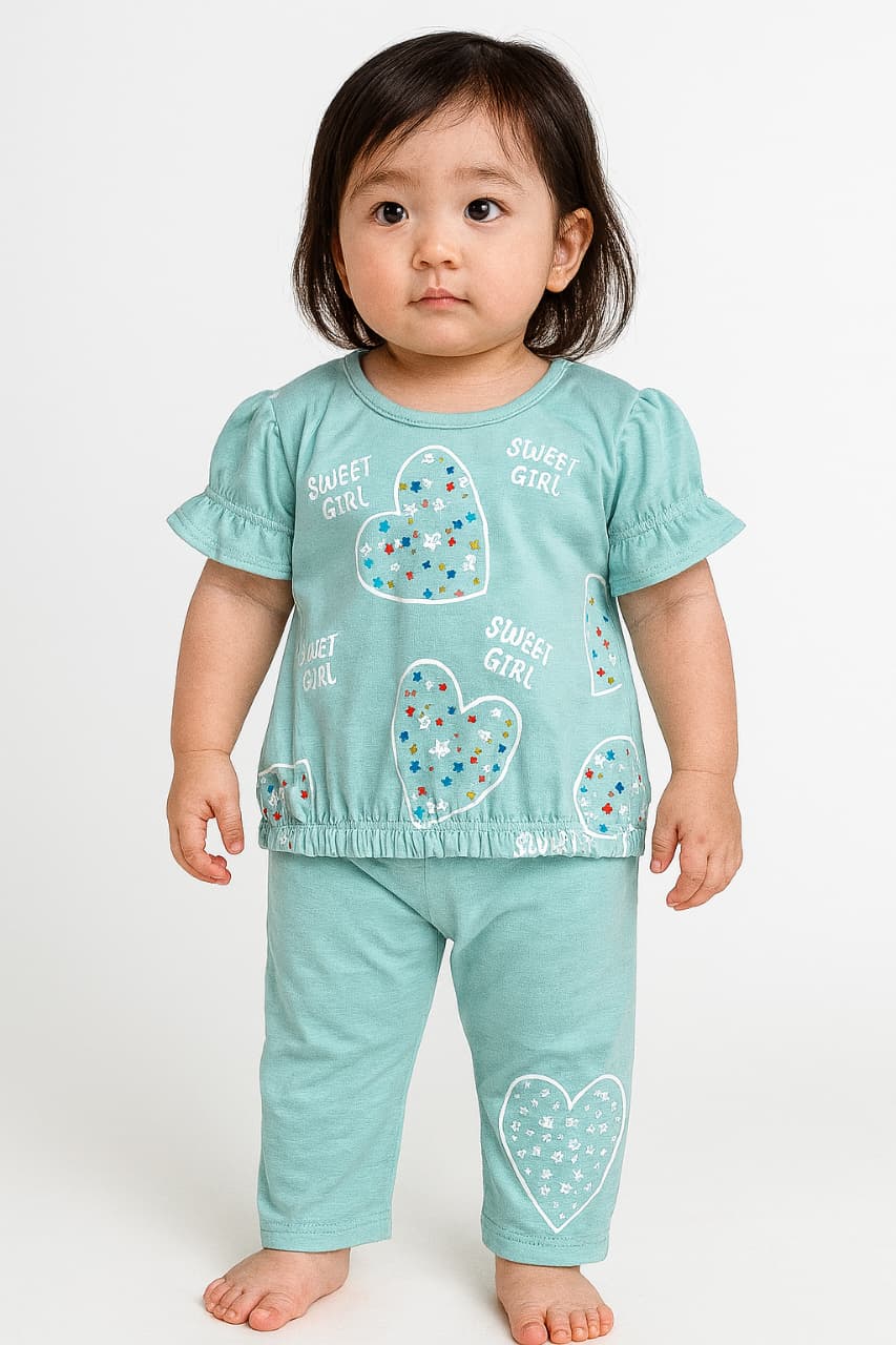 Girls kids girls summer pajama top