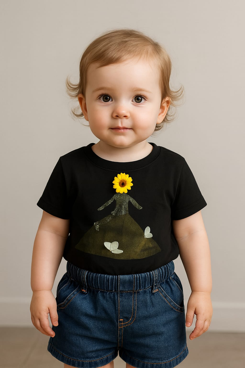 Summer girls T-shirt Short 3 D DESIGN
