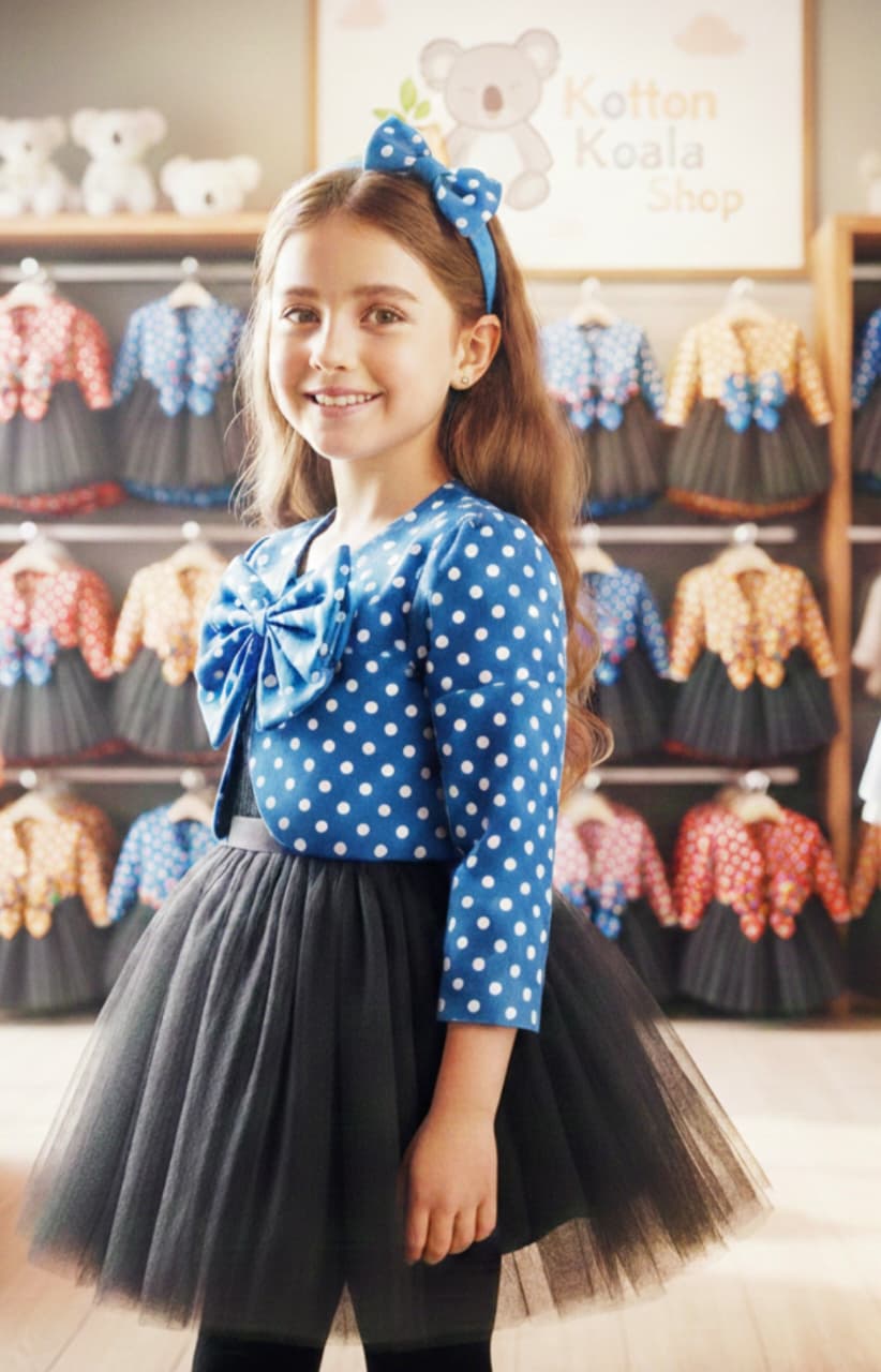 3 piece set skirt shirt head band