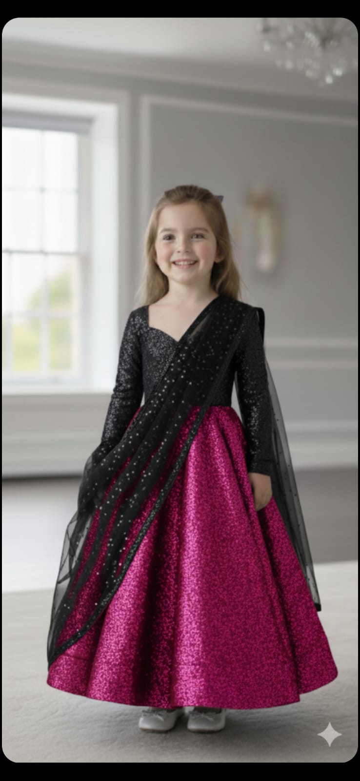 party wear beautiful lehenga set baby girls