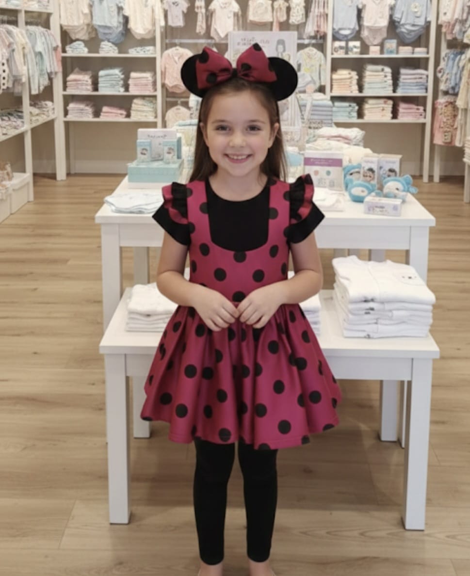 3 piece set skirt shirt head band