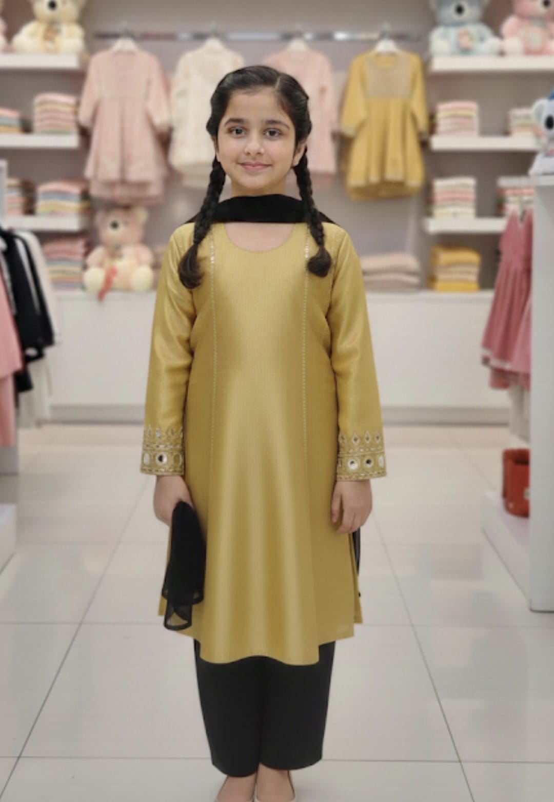 Girls 2 piece summer shalwar kameez