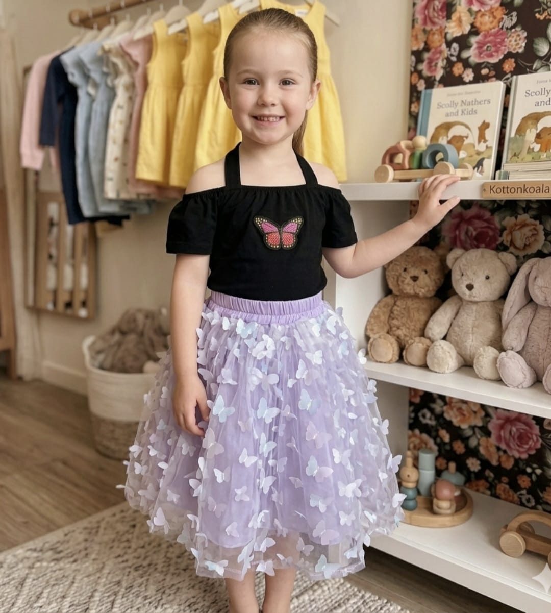 2 piece cotton net for cute girls