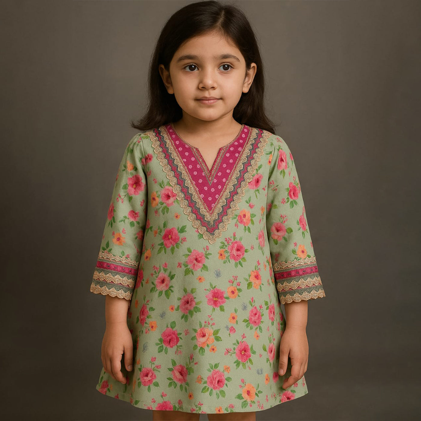 cotton party wear shalwar suit baby girl