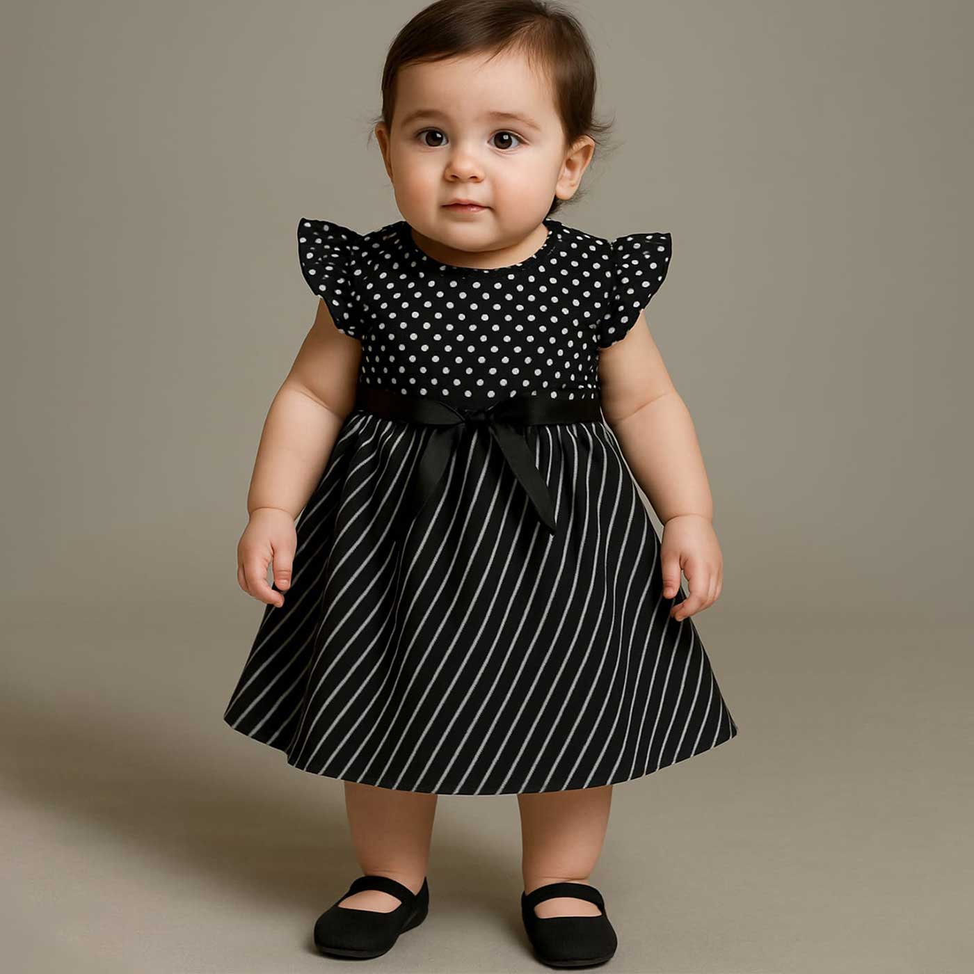 Girls Toddler Star Frock Casual Style