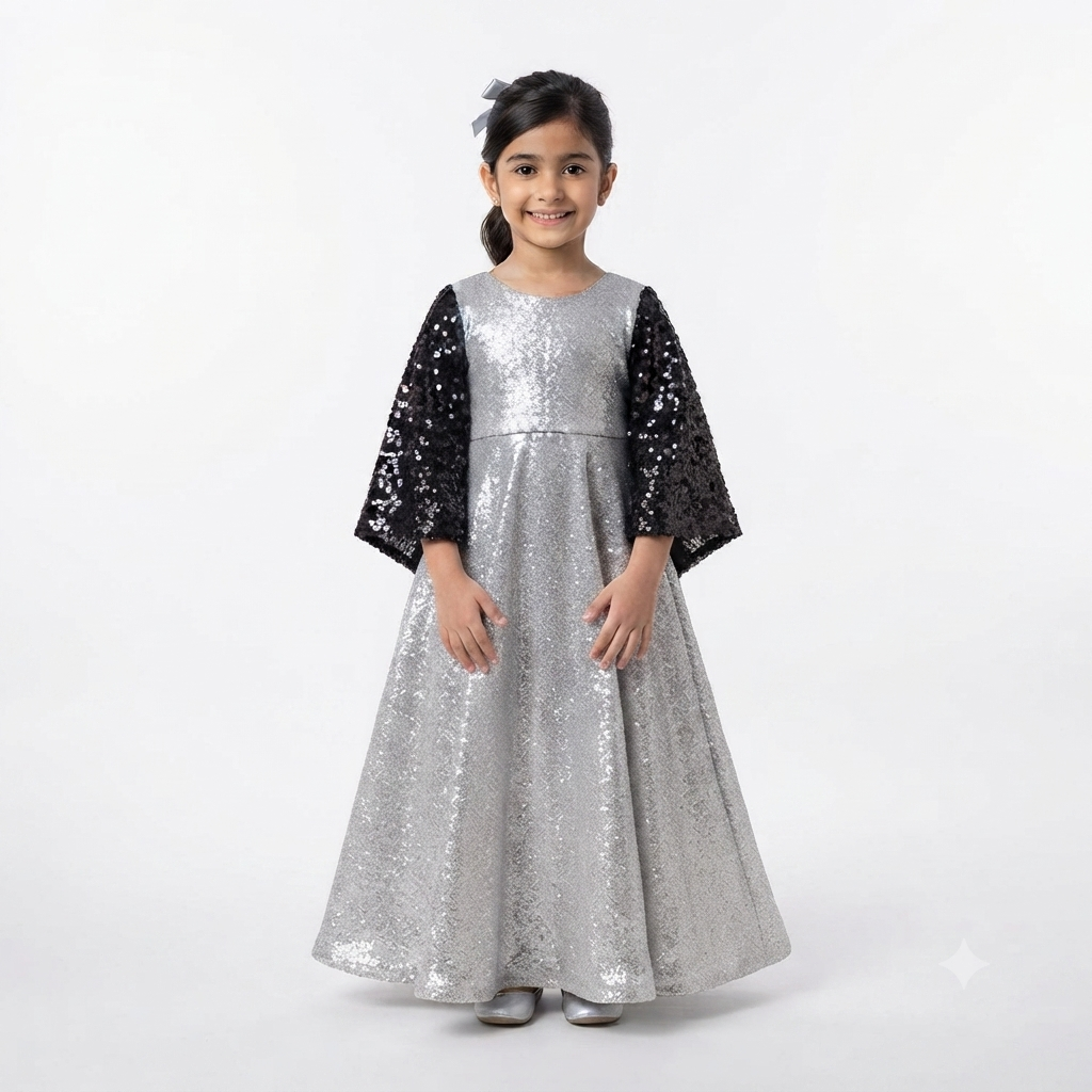 Girls long kaftan party wear