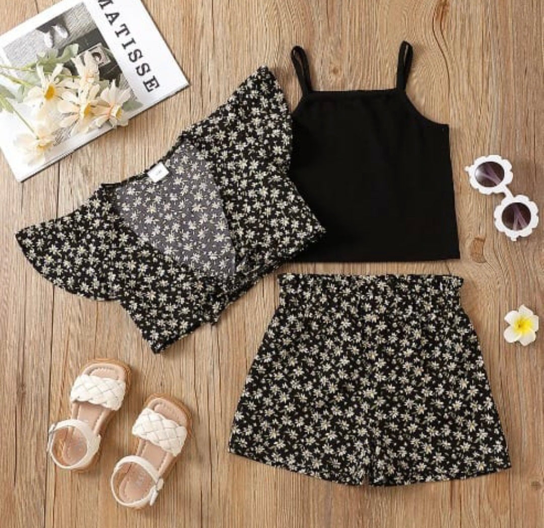 3 piece summer rop skirt tank top