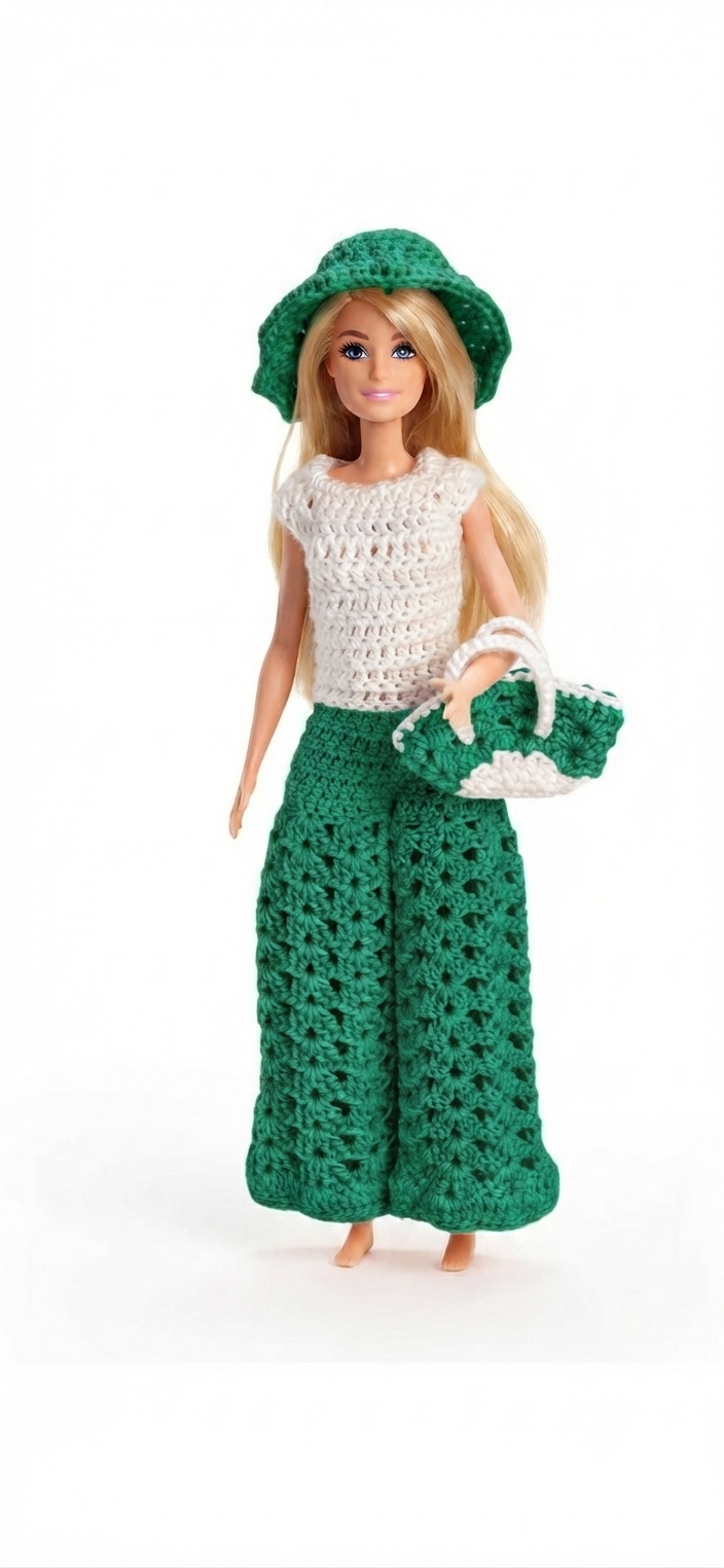 Doll dress jumpsuit knitted