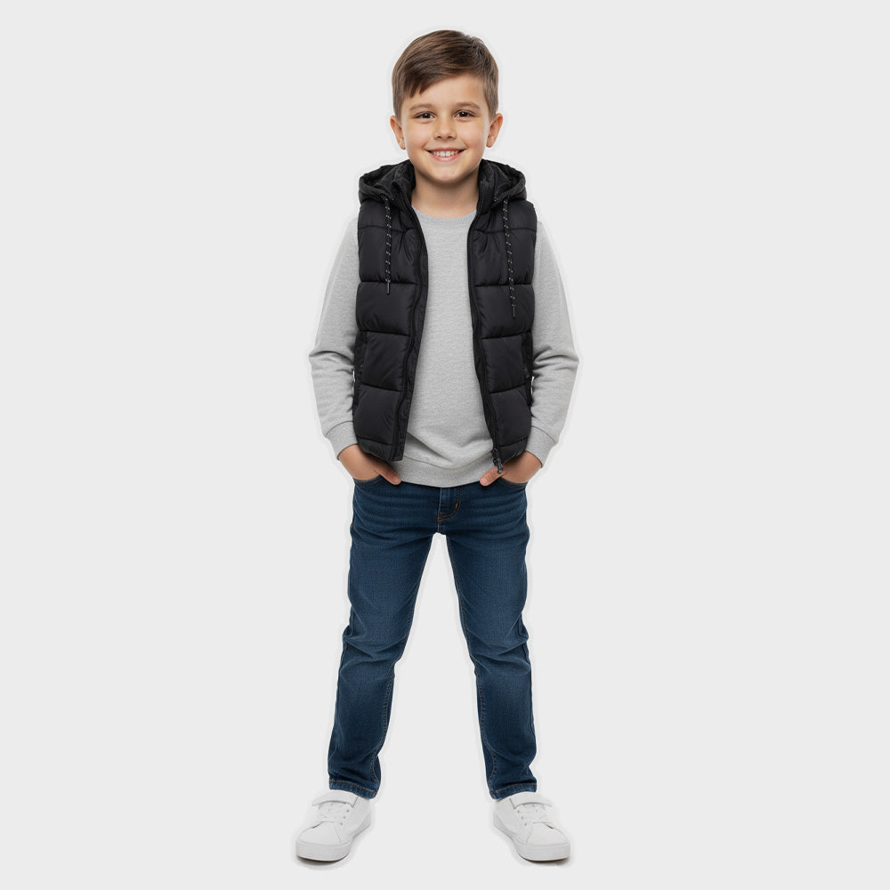 Sleeveless Puff Jacket