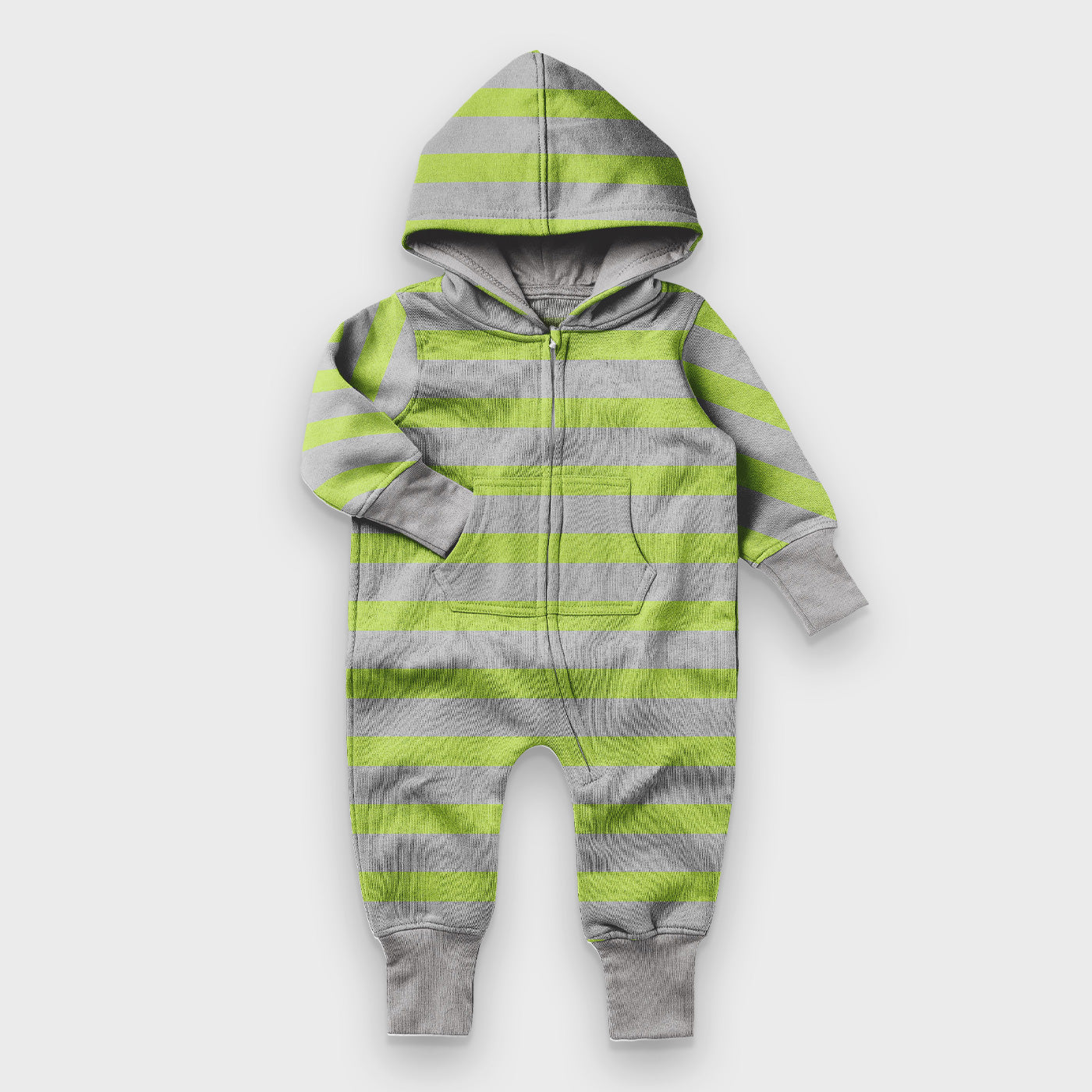 Baby Toddlers Strips Hooded Romper (Winter Stuff)