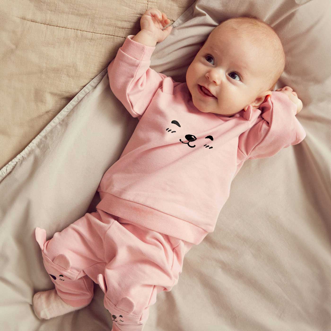 Cute Bear Sweatshirt & Pant Set for Toddlers & Baby (Winter Stuff)