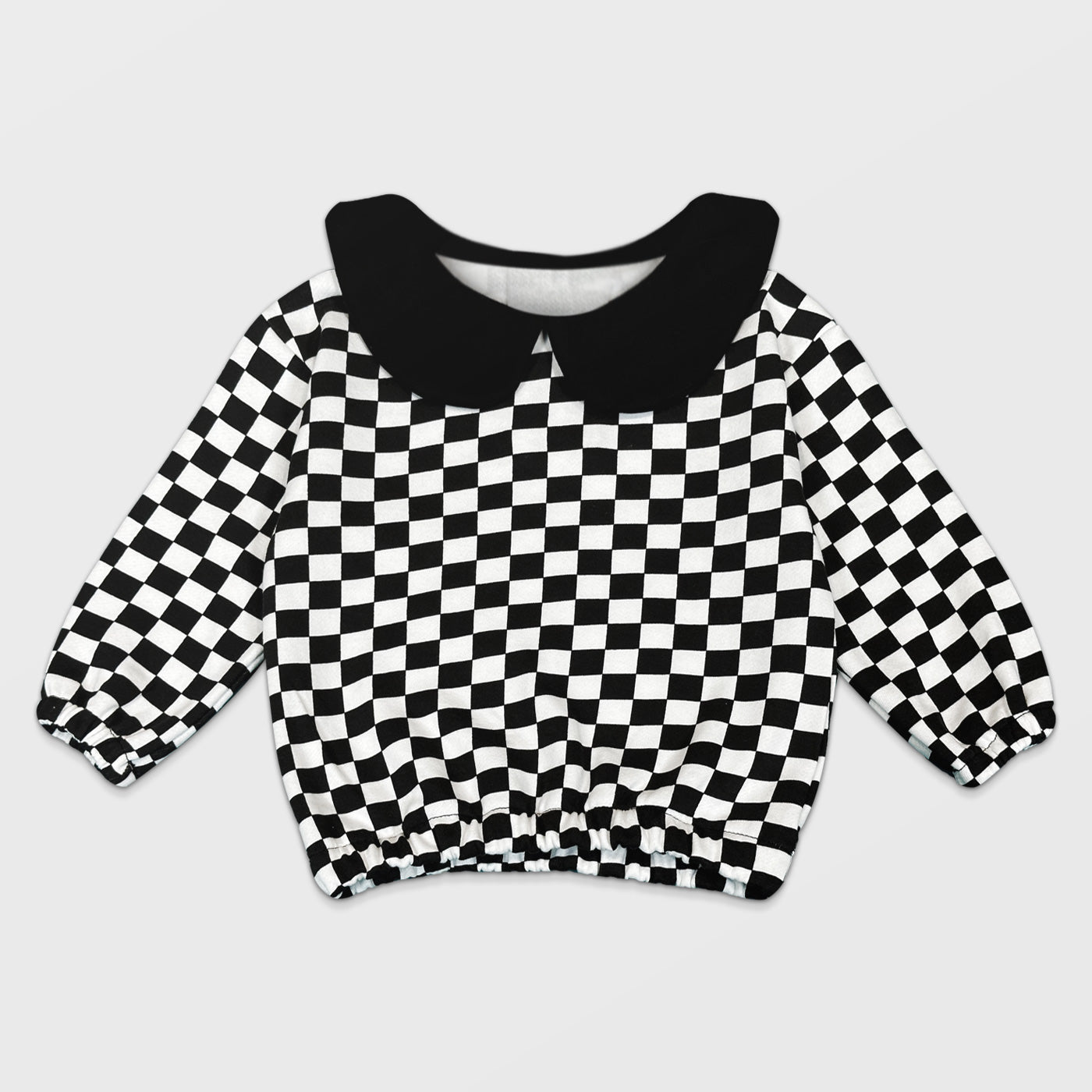 Girl/Boy Check Printed Long Sleeve Sweatshirt with Trouser Set (Winter Stuff)