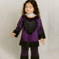 dress girls velvet style  design polka dots
