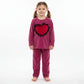 Girls cute warm velvet dress baby girl