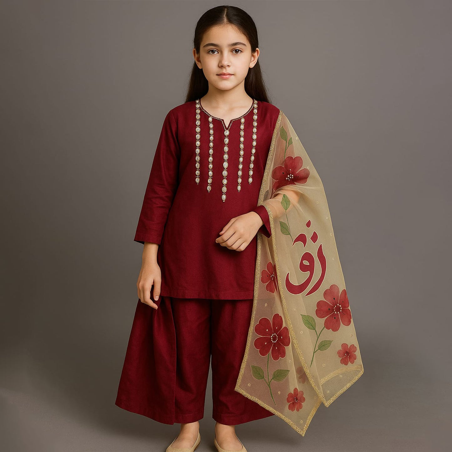 2pcs Baby Girl Ruffle Long-sleeve style